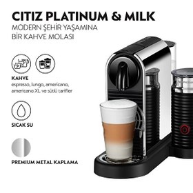 Resim Nespresso D145 Citiz Platinum Bundle Kahve Makinesi 