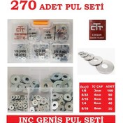Resim Pul Seti Inc 270 Adet Organizer Kutulu 