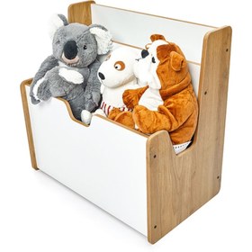 Resim Minera Turna Montessori Çocuk Oyuncak Toplama ve Kitaplık Ünite Naturel 