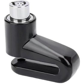 Resim Siyah Motosiklet Bisiklet Anti Hırsızlık Tekerlek Disk Fren Kilidi Emniyet Disk Tekerlek Kilidi Dağ Yol Bisikleti Tuşları İle Asma Kilit 