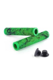 Resim KENZE MTB BMX SİLİKON YEŞİL-SİYAH ÇİFT RENK ELCİK 165mm 