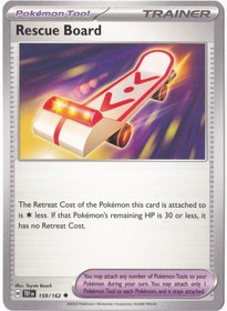 Resim Rescue Board 159/162 - Temporal Forces - Pokemon Kartı Mint 