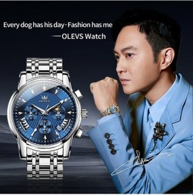 Resim Fastbuy Erkekler Çok Fonksiyonlu İş Saati, Sağlam Kuvars, Su Geçirmez, Mavi Gümüş Renkli, Çok Renkli, Uzaktan Kumanda, Güvenl Çok Renkli 