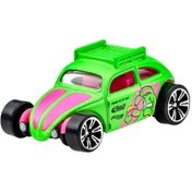 Resim Hot Wheels Neon Yarışlar Temalı Arabalar Jby93 Neon Speeders Custom Volkswagen Beetle Çok Renkli 