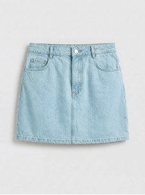 Resim LC Waikiki LCW Kids Mavi Kız Çocuk Jean Şort Etek 