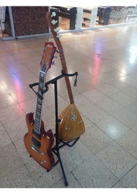 Resim Cromonia Stg102-İkili Gitar Sehpası -Gitar Standı 