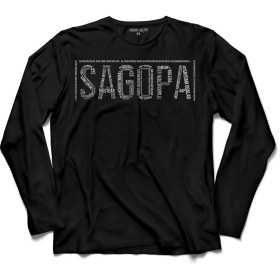 Resim Kendim Seçtim Sagopa Kajmer Tıpografı Logo Kafkef Kaf Kef Uzun Kollu Tişört Baskılı Çocuk T-Shirt 