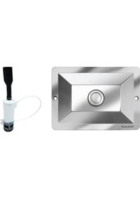 Resim Tema Siamp Universal Gömme Rezervuar Değişim Kiti Parlak Krom 8 CM Krom 