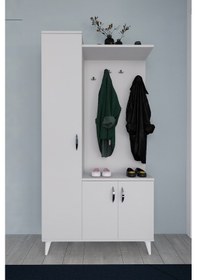 Resim Mirobi Eko Portmanto Vestiyer Beyaz Beyaz 