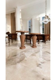 Resim Dekoratif Ahşap 2 Li Mantar Sehpa Modern Kahverengi Yan Sehpa 