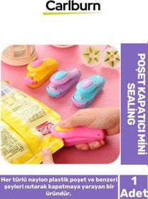 Resim Özel Üretim Yiyecek Sebze Tazeliği Koruma Sağlayan Zararsız Pili Poşet Kapatıcı Mini Sealing 