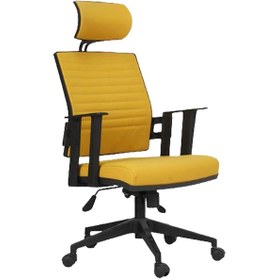 Resim Sunny Fileli Müdür Koltuğu Ofis Koltuğu Bilgisayar Koltuk Çalışma Koltuk Sarı 