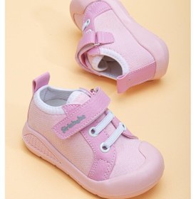 Resim Şirin Bebe Şirinbebe Şiringenç Keten Pembe Kız İlkadım Bebek Çocuk Ayakkabısı-2896-pembe Pembe 