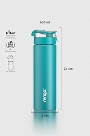 Resim Renga Atlas 630 ml Tritan Matara 912113 Turkuaz 