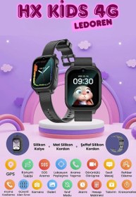Resim Hx Kids 4g Max Sim Kartlı Harvox Akıllı Çocuk Saati Gps Konum Takibi Görüntülü Konuşma 4g Destekli 