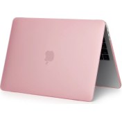Resim Arabulalaca Apple MACBOOK Pro 16 Inç A2141 A2142 Hardcase Kapak Kılıf - Pembe 