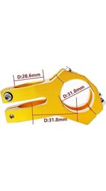 Resim Wake Bisiklet Boğazı 45MM Sarı 