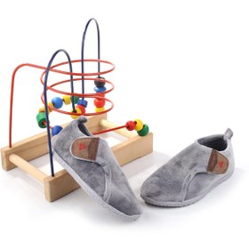 Resim Gezer Kışlık Kaşe Yumuşacık Ev Pandufu 