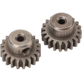 Resim 2 Adet Rc Motor Dişli Seti Kolay Kurulum M0.6 20t Çelik Pinyon Motor Dişlileri 1/12 1/16 Uzaktan Kumandalı Araba İçin 