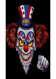 Resim Buffalo Bandana Usa Clown Siyah 