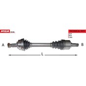 Resim MGA 70109 Aks Sol Abssız Scudo / 806 Expert / Jumpy 1.9tdı Mıllı 