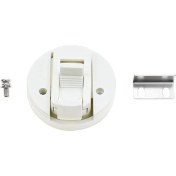 Resim Luuminaly YH9073 Basmalı Kapı Kilidi Yuvarlak Panel Dolap Kilidi Düz Kilit (Yurt Dışından) 