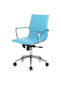 Resim Aykanoffice Aykan Ofis Riva Mavi Çalışma Koltuğu 