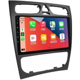 Resim Mercedes C Serisi W203 2000-2004 8gb Ram 64gb Hafıza 8 Çekirdek Carplay Kamera Android Multimedya 9" 