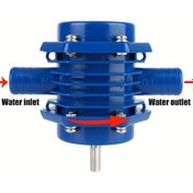 Resim Xuweiwei 1pc Kendinden Emişli Santrifüj Su Pompası Matkapla Çalışır Paslanmaz Çelik Plastik Bahçe Sulama Havuz Hafif Sıvılar İçin Kompakt Hafif 