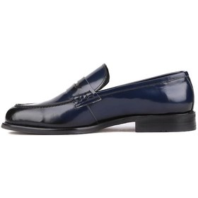 Resim Shoetyle - Lacivert Açma Deri Erkek Klasik Ayakkabı 250-2370-816-lacivert 