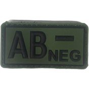 Resim eser askeri malzeme AB- negatif yesil kan grubu peç arma 