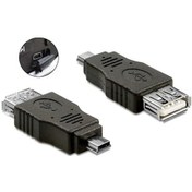 Resim Mini Usb Erkek To Usb Dişi Otg Dönüştürücü 