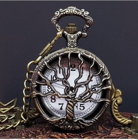 Resim Hayat Ağaçı Tasarımlı Köstekli Saat KARIŞIK 