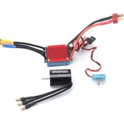 Resim Tenfowee 1/16 1/18 Rc Araçlar İçin 2430 7200kv 4p Sensörsüz Brushless Motor + 25a Esc Hız Kontrolörü Seti 