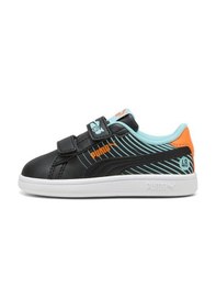 Resim Puma Smash 3.0 Poised 2 Race Bebek Siyah Sneaker 