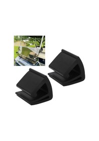 Resim Fastbuy İçin Kalite Cam Tutucu Klem Ezgo Club Car 2 Adet - Oem 10200580/1020058-01 Kauçuk Siyah 
