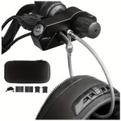 Resim Motion003 Motosiklet Kaskı Ve Direksiyon Kilidi Kombinasyonu Anti Hırsızlık Brak Kilidi 3 3 3 81 Cm Siyah Pil Olmadan 