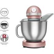 Resim Genel Markalar Orginal Mastermaid Chef Pro Çift Kollu Stand Mikser Rosegold 1750 W 