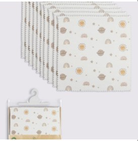 Resim Bistyle Planet 20x20 10'lu Penye Mendil 90164 Ekru Ekru 