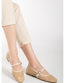 Resim Kadın Babet Bej Fileli Baretli-3961 Bej 