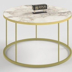 Resim Uslucan Alışveriş Orta Sehpa Ve Zigon Sehpa Terra Set Gold Efes Çok Renkli 