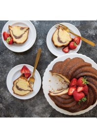 Resim Nordicware Girdap Bundt Kek Kalıbı Gold 