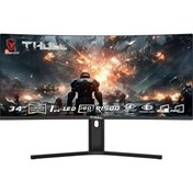 Resim Thull TJ-WQHD34C-180 Vision 34" 1 MS 180 Hz WQHD 2xHDMI-2XDP VA Frameless Curved Oyuncu Monitörü 