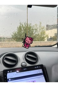 Resim 3DreaMaker Hello Kitty Dikiz Aynası Süsü - Araç İçi Aksesuar 