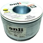 Resim Onli RG6U6 Beyaz Anten Kablosu - 100M 