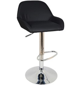 Resim Bürocci Texas Bar Taburesi - Siyah Deri - 9506S0101 Çok Renkli 