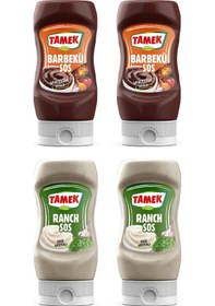 Resim Tamek Barbekü Sos Ve Ranch Sos 4 Lü Set 