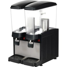 Resim Omake Fıskiyeli Dijital Dikdörtgen Soğuk Içecek Dispenseri, 2X20 L 
