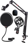 Resim Nb39PSMX Mikrofon Standı Shock Mount Pop Filter Sünger Seti Lastvoice