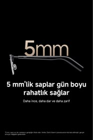 Resim Xiaomi Mijia Akıllı Sesli Gözlük Bluetooth Kulaklık Titanium 